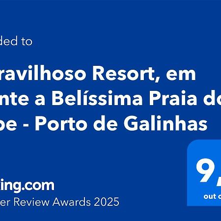 Maravilhoso Resort, em Frente a Belíssima Praia do Cupe - Porto de Galinhas Exterior foto