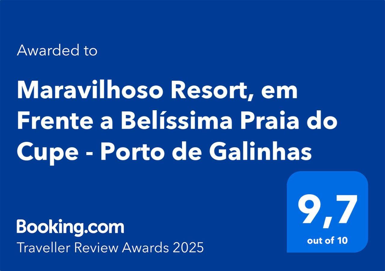 Maravilhoso Resort, em Frente a Belíssima Praia do Cupe - Porto de Galinhas Exterior foto